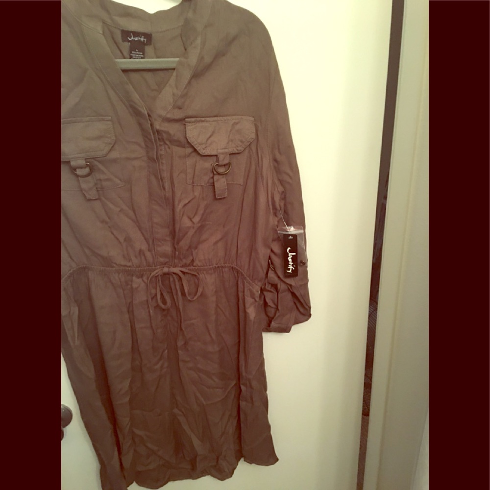 Army green dress